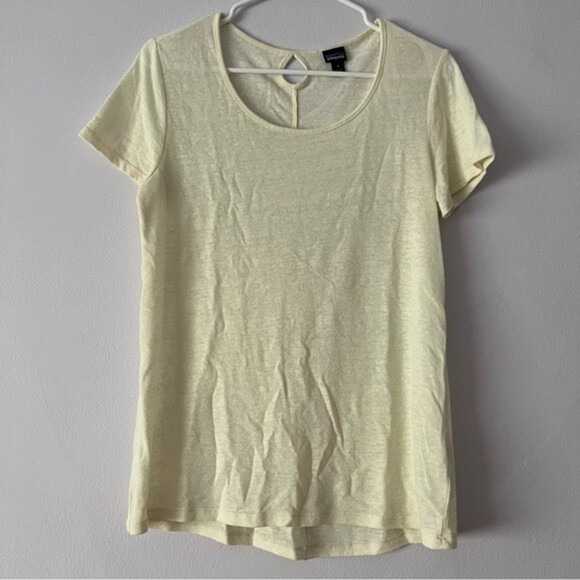 Patagonia Tops - 🍉 Patagonia Mount Airy Scoop Tee Linen Small